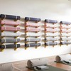 Wall-mounted Yoga Mat Rack, Yoga Mat Holder, Multi-layer, Multifunctional Fitness