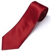 Hi-Tie Mens 70inches Tie Set Black Red Checks Extra Long