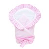 Newborn Baby Soft Swaddle Wrap 0-3 Months/Swaddling Blanket/Duvet 80x80cm (Pink