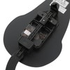 NITORI 8172687 Wall Clock, Black Cat with Moving Tails