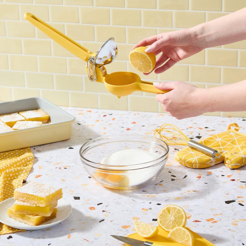 Chef'n FreshForce Lemon Squeezer Citrus Juicer, Manual Hand Press with