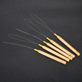 Hair Extension Tool, 5pcs Hair Extensions Loop Needle Practical Comfortable Professional Barber Shop Hair School for Hair Salon Home Use