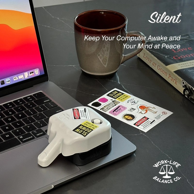 Work-Life Balance Corporation Laptop Touchpad Mouse Jiggler - Doesn't Require
