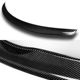 HYPERSPEED Real Carbon Fiber Trunk Spoiler Wing Lip kit Rear Lip kit STP-Style Fit for 2014 2015 2016 2017 2018 2019 2020 2021 Infiniti Q50 Sedan, Car Mods Exterior Accessories Auto Replacement Parts