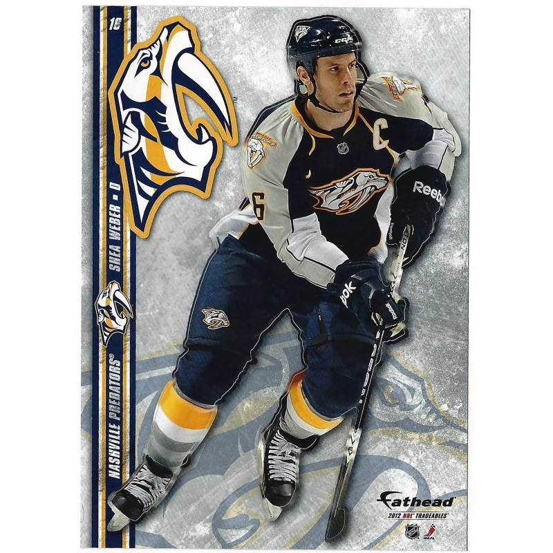 Fathead SHEA WEBER FATHEAD TRADEABLES NASHVILLE PREDATORS LOGO REMOVABLE STICKER