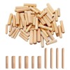 180PCS Wooden Dowels, 3 Sizes 6mm 8mm 10mm Round Dowel