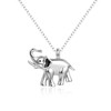 MiiFort Elephant Urn Necklaces for Ashes Cremation Jewelry Keepsake for