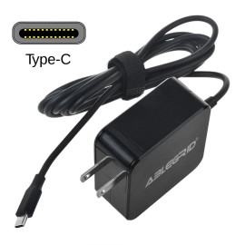 AbleGrid 65W USB-C PD Charger Power Supply Adapter For Macbook Dell Xiaomi air HP Spectre