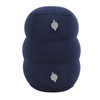 Inflatable Foot Rest Double Valve Blue PVC Flocking Washable Inflatable