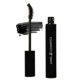 Juwel Cosmetics XL Black Mascara, Volumizing and Lengthening Mascara, Long-Wear Waterproof High-definition mascara with Carnauba Wax and Beeswax, pH Balanced for Sensitive Eyes, Paraben-free, 10ml
