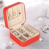 LETURE 3 Pieces Small Jewelry Box Organizer for Travel, Portable