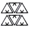Markeny 6 PCS Triangle Rack Pool Table Ball Holder, Sheet