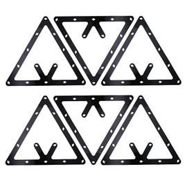 Markeny 6 PCS Triangle Rack Pool Table Ball Holder, Sheet Billiards Triangle Cue Accessories