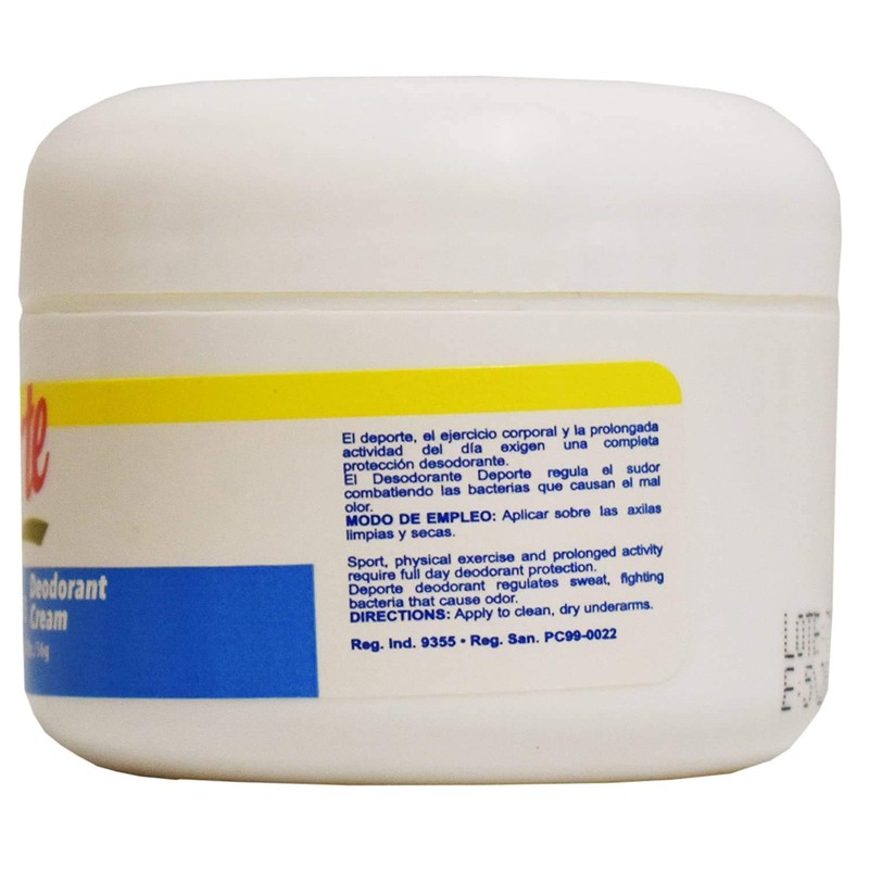 Deporte Deodorant Cream 2oz