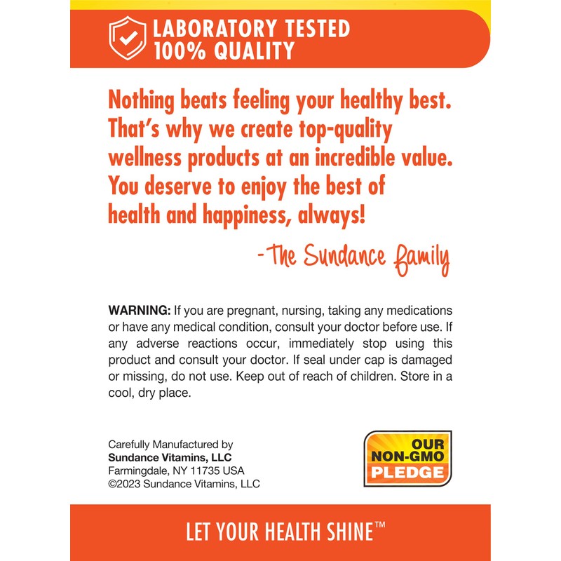 Sundance Vitamin C with Rose HIPS | 500mg | 90