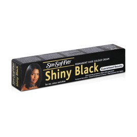 Sta Sof Fro Permanent Hair Colour Cream Tube, Shiny Black, Pack of 2