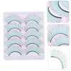 Mikinona 5 Pairs Colored False Eyelashes Strip Lashes for Women