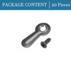 QUARKZMAN 19 x 8.5 mm Photo Frame Knobs x 20