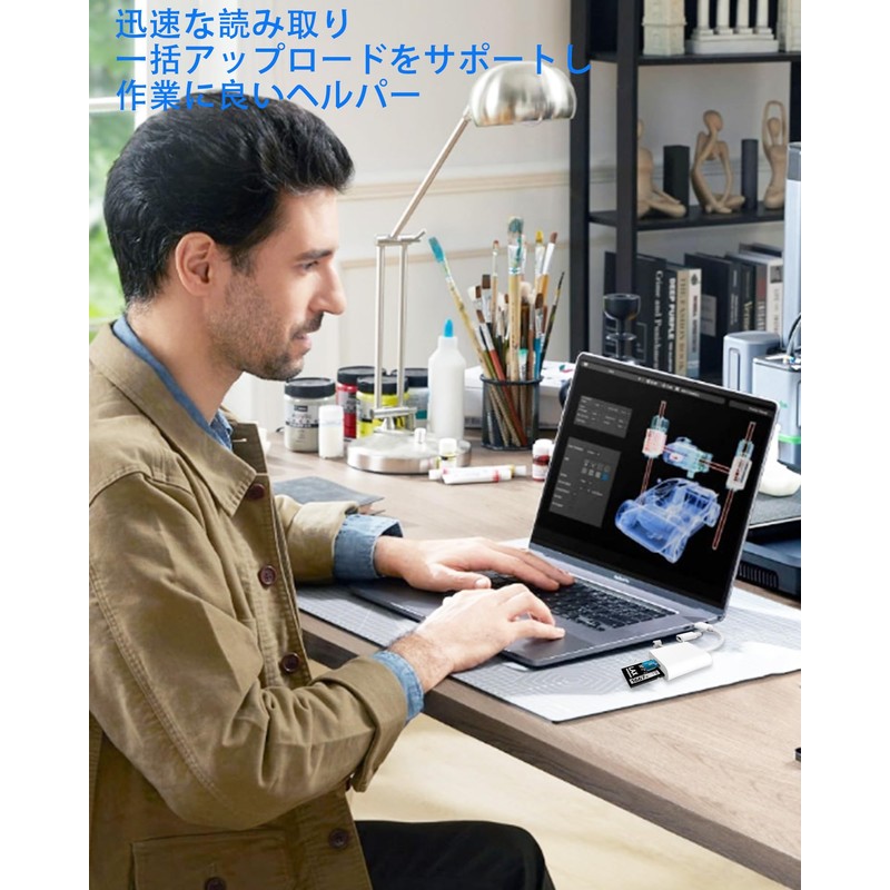 2025 New Release: SD Card Reader, 2-in-1 Lightning/Type-c USB3.0, Bi-Directional,