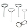 JianLing 1Set Allen Wrench Set, Door Key with Full Loop