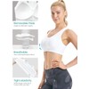 FITTIN Racerback Sports Bras for Women - Padded Seamless High