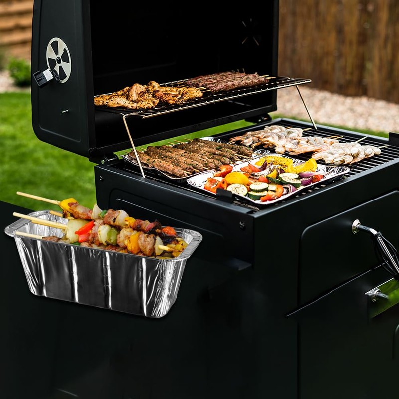 GrillChef 50-Pack Blackstone Griddle Accessories Grease Cup Liners, Drip Pan