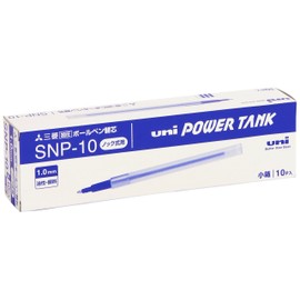 Uni-Ball PowerTank Retractable snp10 B Refill 1 mm Blue Pack of 10