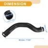 Partuto Turbo Hose Pipe Replacement No.31293717 - Rubber Black -