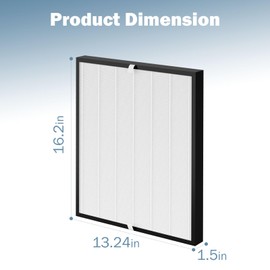 2-Pack Premium HEPA Replacement Filters Compatible with AD3000 Series Air Puri-fier, 2 High-Performance Filters