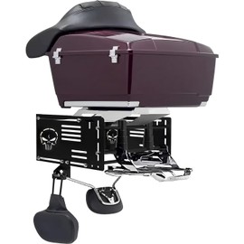 VPZMT Tour Pack Trunk Wall Mount/Luggage Rack Storage Rack Fits for Harly/Road Glide/Road King/Ultra/Street Glide/Electra Glide, Replace# 93100005 (Multifunctional)