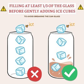 Yipaidel Mom Rainbow Glass Cup 16 OZ, Iced Coffee Glass with Bamboo Lids and Straw, Beer Can Shaped Drinking, Inspirational Birthday Sunshine Christmas Gifts for Mom, Best Friend, Wife