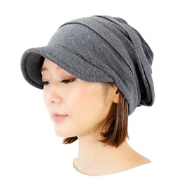 JIRROUZ Loose Soft Newsboy Cap (All Seasons All-Purpose Triple Tack Soft Cap) Unisex (6 Colors Available), gray (dark gray)
