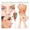 3pzs Belleza Facial Masaje Jade Rodillo De Cuarzo Guasha