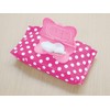 Nishiki Kasei Portable Wipes Lid, Minnie Pink, Prevents Dry Wipes