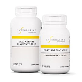 Integrative Therapeutics Integrative Therapeutics-Cortisol Manager-30 Tablets and Magnesium Glycinate-120 Tablets