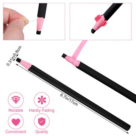 Tinlade 36 Pcs Peel off China Markers Grease Pencils for Mechanical Wax Pencil Marking Crayons for Vinyl Metal Wood Paper Fabrics Leather(Black)