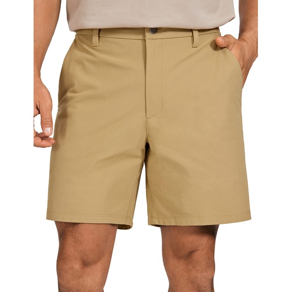 CRZ YOGA Men's Golf Shorts for All Day Stretch Lightweight