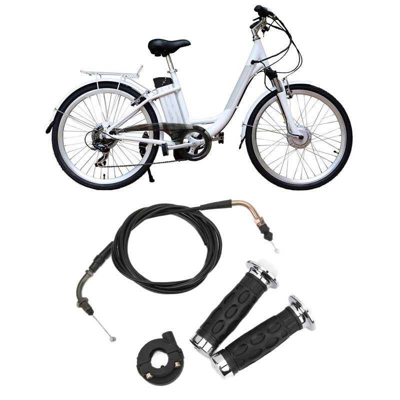 7/8in Twist Throttle Grips with Cable Housing Holder for GY6