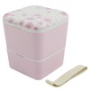 Skater SLBWS6M Cherry Blossom Melamine Lunch Box, 2-Tier, Comfortable Time,
