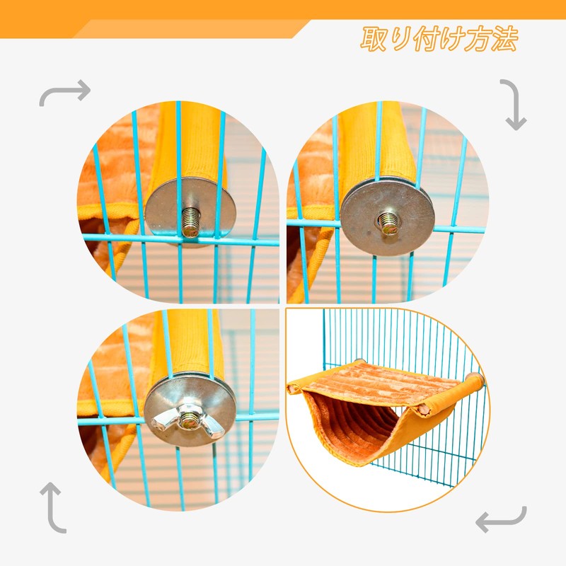Birds Sleeping Degu Hammock Warm Small Animal House Nest Bird