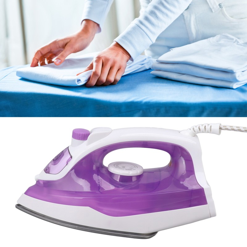 1200W Portable Steam Iron 170ml Water Tank Handheld Wet Dry