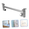 Operitacx Adjustable Shower Head Extender Arm Universal Stainless Steel Shower