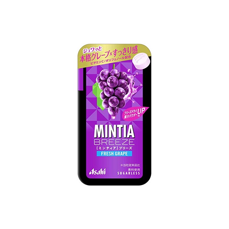Asahi Group Mintia Breeze Fresh Grape, 30 Capsules x 24