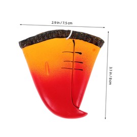 Warmhm Parrot Nose Decoration Animal Nose Cosplay Prop Beak Nose Carnival Parrot Nose Cosplay Accessories Interchangeable Circus Parrot Prop Simulation Animal Nose Support Vinyl