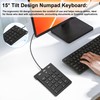 Suejezt 18 Key Wired Numeric Keypad with 3 Port USB
