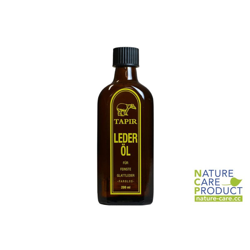 TAPIR Leather Oil Colourless 200 ml Set of 2, clear