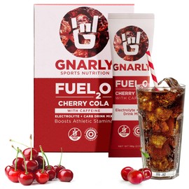 Gnarly Nutrition Fuel2O Electrolyte Powder Packs, Cherry Cola – Electrolyte Solution, Fuel, Replenishment, and Recovery – Fuel2O Endurance Nutrition – Cherry Cola, 10-Pack