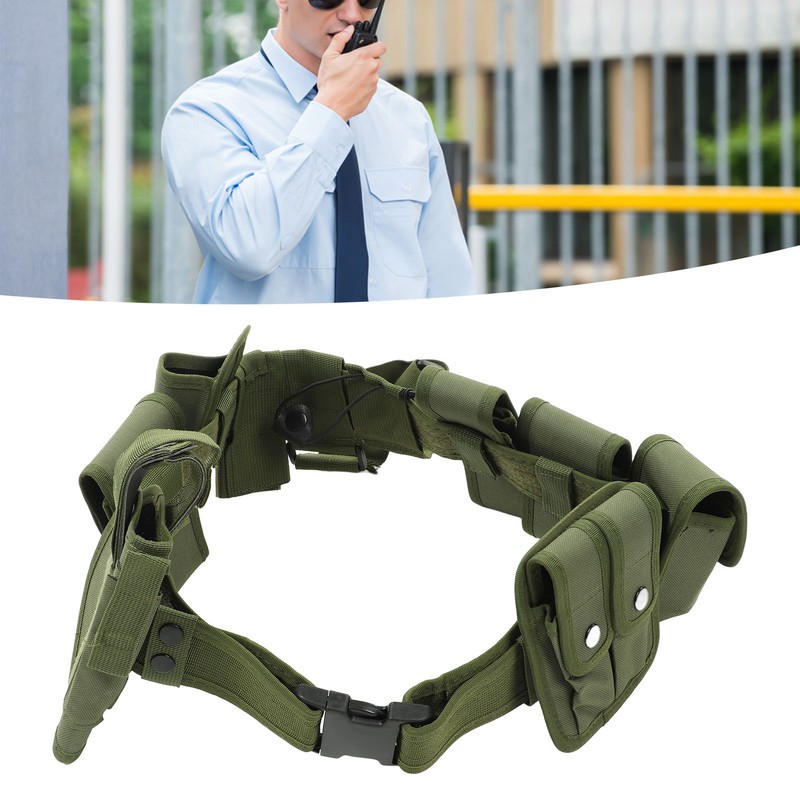 Detachable Adjustable Hunting Camping Belt with Pouch for Outdoor Activities