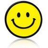 Don Flyee C0077 Smile Mark Niko-chan Cute Funny Pin Badge