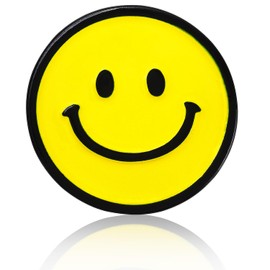 Don Flyee C0077 Smile Mark Niko-chan Cute Funny Pin Badge Pin Butterfly Clutch Accessory Alloy, Metal